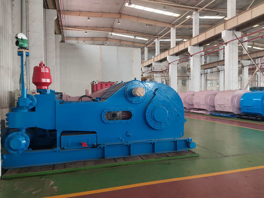 Bomba de lama Triplex horizontal do pistão W-446 na perfuração do poço do óleo e de água
