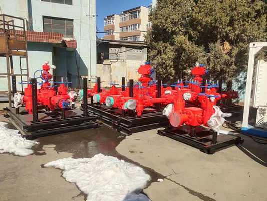 distribuidor múltiplo da lama de perfuração do poço de petróleo 20000psi para o equipamento de furo