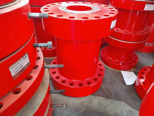 Adaptador mecânico enchido dobro vermelho da flange do adaptador para o campo petrolífero