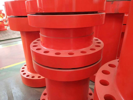 Carretel feito sob encomenda enchido dobro da perfuração da cor do adaptador do SUS na indústria do gás