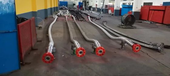 3 &quot;900LB Flanged 3 1/2&quot; ID High Pressure Coflexip Hose 5000 Psi Fire Retardant Hose Para Campo de Petróleo API 16C
