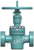 5000 psi 10000 psi API 6A válvula de porta manual padrão 4 1/16 &quot;