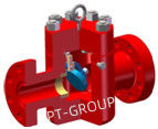 API 6A Standard Swing Lift Tipo válvula de controlo anti-corrosão 3 1/8&quot; 5000psi