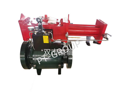 10&quot; válvula de esfera hidráulica de ligação com flange para desviador API 6D / 6A