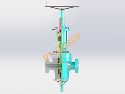 API 6A válvula de porta hidráulica série FLS para serviço ácido H2S Adequado para colector de estrangulamento e árvore de Natal